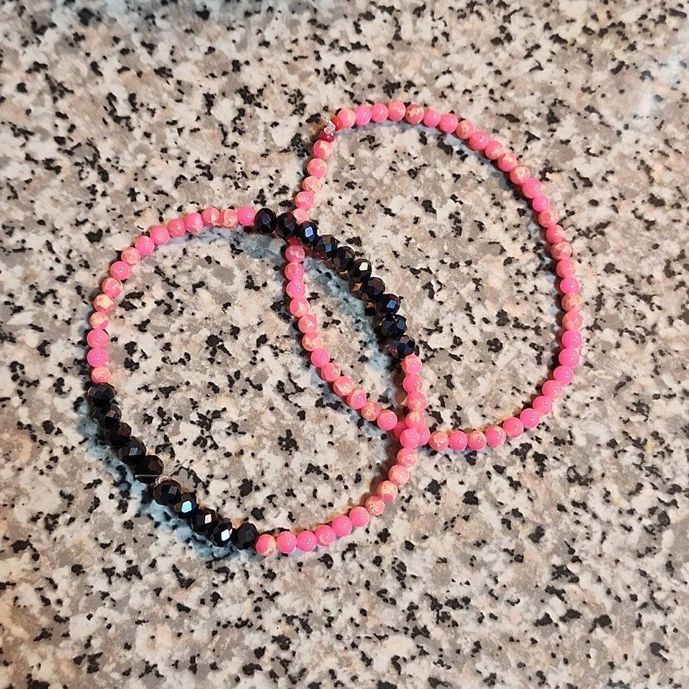 Handmade Serenity Rose Bracelet set